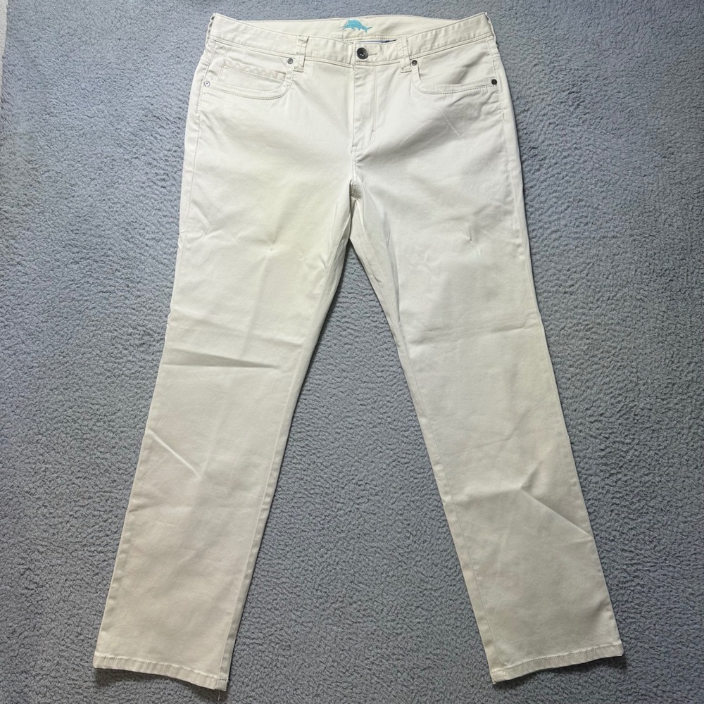 Tommy Bahama Men's Cream Chinos